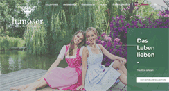 Desktop Screenshot of moser-trachten.at